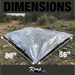Kemp Usa Emergency Mylar Blanket Pack Of 25 Lightweight Thermal Reflective