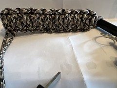 SnakeSkin 5”rod Bayite Striker 550/11strand Survival Handcrafted DB_Paracord USA