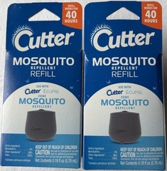 2X Cutter Mosquito Repellent 40-Hour Refill Use w/ Cutter Eclipse Zone Mosquito