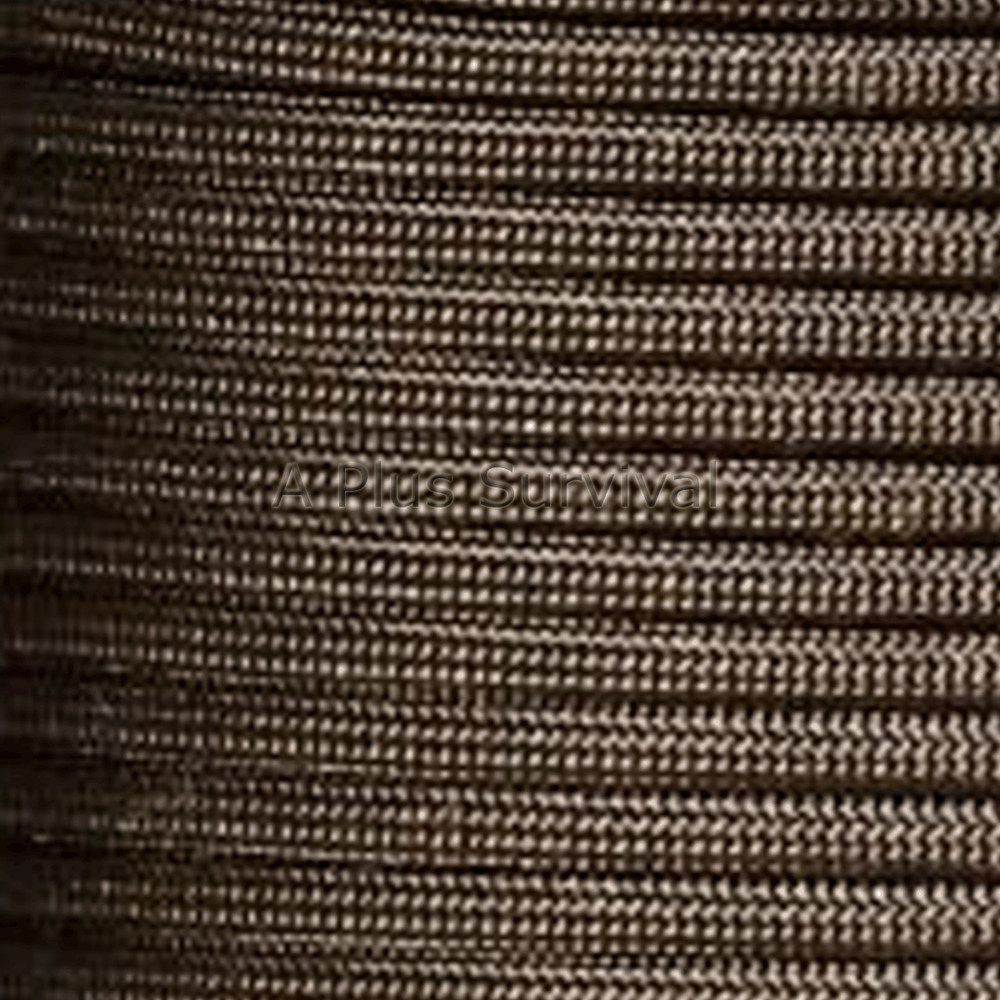 Acid Dark Brown Paracord 50 Foot 550 lb 7 Strand Camping Survival Kit Rope Cord