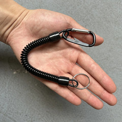 1PC Tactical Retractable Spring Elastic Rope Security Gear Tool Hiking Camping A