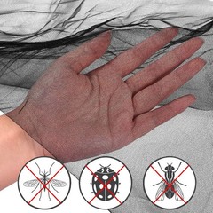 2pcs Mesh Mosquito Arm Leg Cover Insect Proof Hat Outdoor Fishing Camping Gear