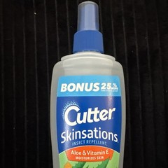 Cutter Skinsations Insect Mosquito Repellent, 7.5 Ounce Pump Spray 1 Pk