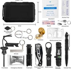 18 In 1 Outdoor Survival Emergency Tactical kit
