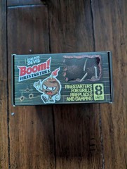 Jealous Devil Boom Firestarter For Grills Fireplaces And Camping 8-Units 2 boxes