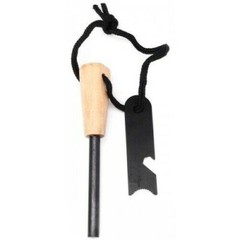 Fire Starter Flint Scraper Striker Survival Gear Ferro Rod Outdoor Camping Tool