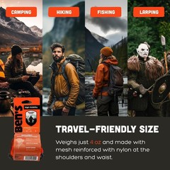 Comfortable and Portable InvisiNet Head Net – 2 Pack for Outdoor Adventures