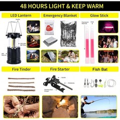 160 PCS Survival First Aid Kit Emergency Camping Supplies MOLLE Bag