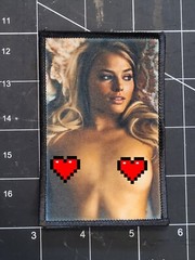 Margot Uncensored 2″x4″ EDC patch hook backed. Queen of Hanks patch