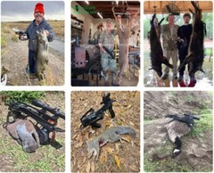 Survival Kit hunting/fishing crossbow. First aid, survival guide & much more!