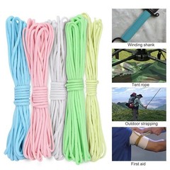 Luminous Paracord Cord Lanyard 9 Cores Outdoor Survival Glow in the Dark