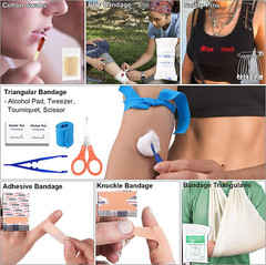 Emergency Survival Kit First Aid Kit, 121Pcs Tactical Gear Camping Gear Emergenc