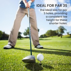 FINGER TEN Golf Rubber Tee Driving Range Value 5 Pack for Indoor Outdoor Prac…