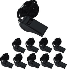 Professional Outdoor Sports Whistles with Lanyard Loud Crisp Sound Plastic Whist