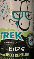 4 Pk Trek Mosquito Spray Lemongrass Farms Plant-based 100% Natural Kids & Adults