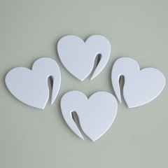 5pcs Emergency Knife Tool Car Necessities White Mini Heart Seatbelt Cutter
