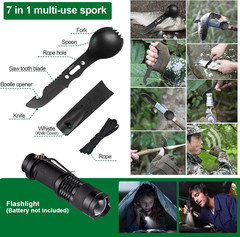35 in 1 Survival Kit with Essential Tools for Camping, Hiking and Fishing
