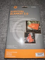 UST Survival Blanket/Tarp 2.0 with Windproof and Waterproof Material 83” X 59”