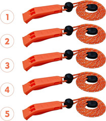 Emergency Whistle, 120Db Safety Whistle Survival Shrill Loud for Camping Hiking