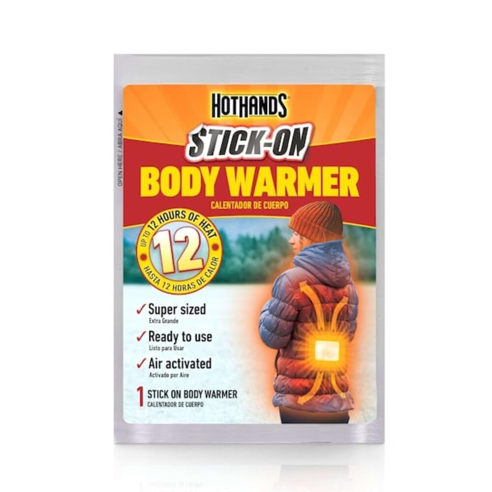 Body Warmer, 5 in. x 3-3/4 1 Pack, Multicoloured