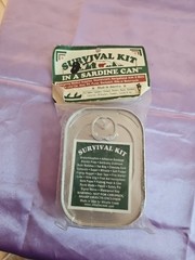 Whistle Creek Survival Kit in a Sardine Can NEW Old Stock