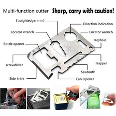 Survival Kit Emergency Tools Military Camping Tactical Outdoor Disaster Zombie