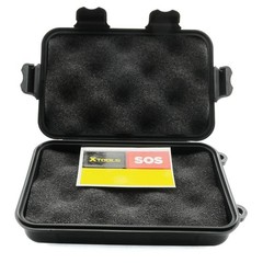 DGZZI Outdoor Waterproof Airtight Shockproof 6.69 x 4.13 x 1.97 inches, Black