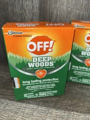 OFF! Deep Woods Insect Towelettes (12 Count (Pack of 3))