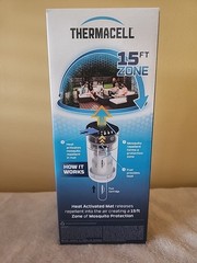 Thermacell Mosquito Repellent 15FT Zone Scent Free w/12-Hour Refill Patio Shield