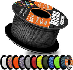 1.18Mm Micro Paracord, 125 Ft Thin Paracord for Crafts | 38M