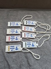 Cal Boating Just Wear It Whistle. Vintage Group Of 8 Different Colors.