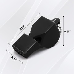 Emergency-Ready 50 Pack Pealess Whistles – 120dB Crisp Sound with Lanyard