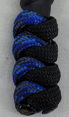 Paracord ~ Digi-Blue/Black ~ Zipper Pull/Knife Lanyards/Key Fob/Tool Keeper ~ 1