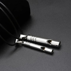 2Pcs Titanium Alloy Emergency Whistles – Loud, Durable Survival Gear for Outdoor