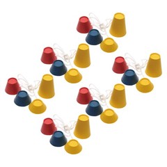 6 Set Driving Range Tee Holder Practice Mat Tees Golf Ball Stand