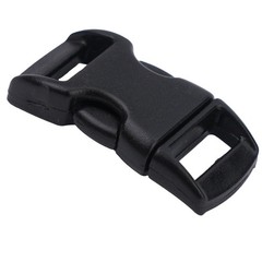 Plastic Buckle Plastic Buckle Practical Umbrella Rope 40pcs Black Bracelet