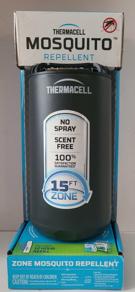 Thermacell Mosquito Repellent Patio Shield Midnight 15 Ft Zone (Blue or black).