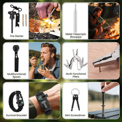 Survival Kit Advent Calendar 2026 Adult for Men Teen – Survival Tools 24 Days Ch