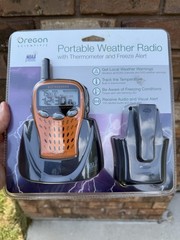 Oregon Scientific Emergency Portable Weather Radio W/ Thermometer WR113 ~SEALED