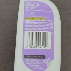 OFF! Clear Gel Insect Repellent 12 With Skin Hydrating Ingredients 3.8 Fl 14CT