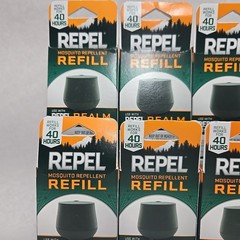 Repel Realm Mosquito Repellent Refill 40 Hour Unscented New In Box Lot Of 8