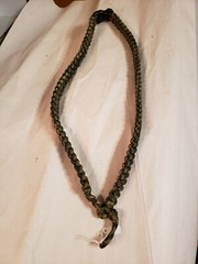 NEW- Handmade – Paracord 550 – Lanyard w/break-away clip- Blue/Green/Multi – 28″