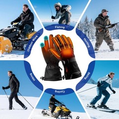 Abxmas Rechargeable Heated Gloves For Men And Women7.4V 3200Mah Electric