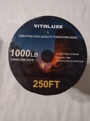 VITALUXE 1000Lb Paracord Rope 4MM 12 Innere Triple Strands 32 Strand Sheath