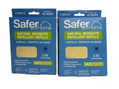 Safer Home SH1200 Mosquito Repellent Refills 8 Pads (2 Pack) 96 Hours Protection