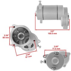 Caltric Starter Solenoid Compatible Polaris Trail Blazer 250 1990-2003