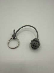 Grey Monkey Fist Keychain