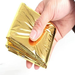 1pc Gold 160x210cm Emergency Thermal Blanket Waterproof Survival Tool – NEW