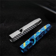 Titanium Emergency Whistle EDC Safety Survival Whistle Outdoor Pet Training Gift