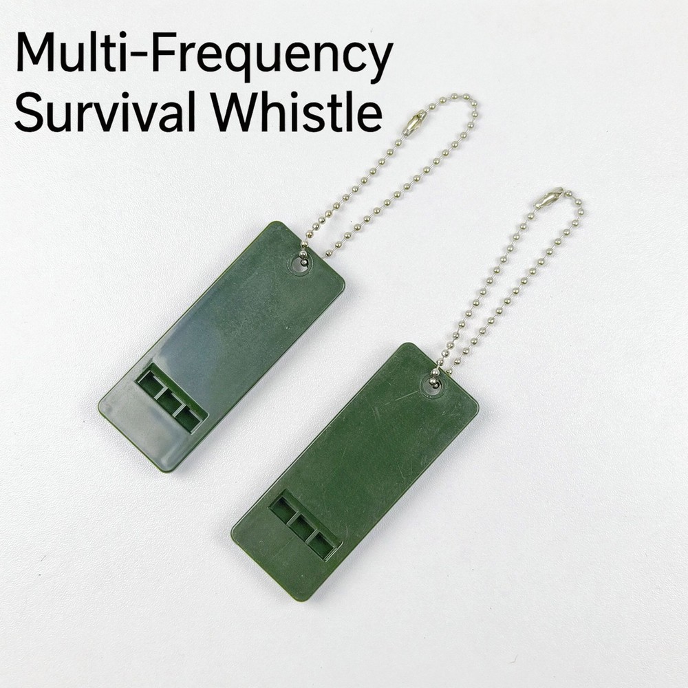 20pcs Survival Whistle Multi Frequency Emergency Loud Safety Whistles Hiking Lot